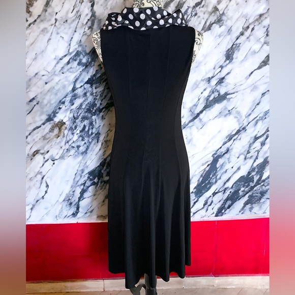 GILANI Women’s Polka dot & black midi dress- 6 - Picture 2 of 6